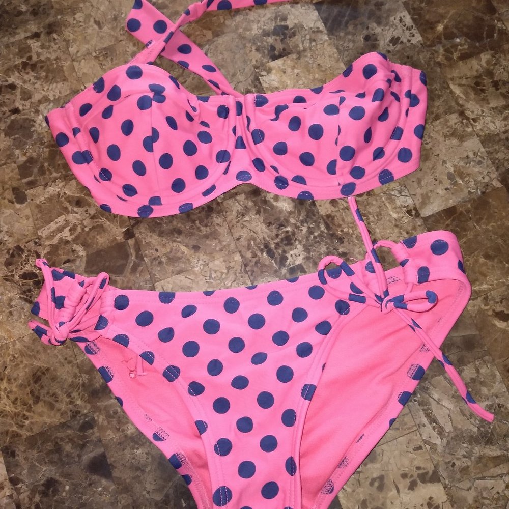 Womens Arizona strapless bikini large